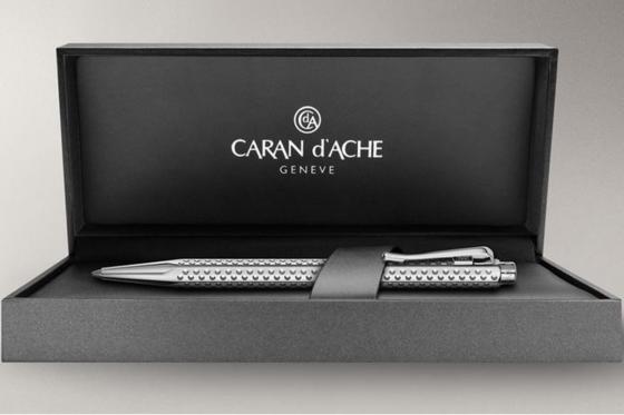 Caran d'Ache Kugelschreiber Golf - mit Gravur - Palladiumbeschichtet 1 