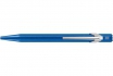 Penna a sfera Caran d'Ache - con incisione - POPLINE blu metallico 2
