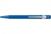 Stylo-bille Caran d'Ache - avec gravure - POPLINE bleu métalique 2