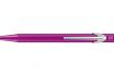 Penna a sfera Caran d'Ache - con incisione - POPLINE viola metallico 2