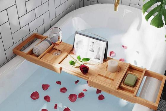 Badewannenbutler - aus Bambus  