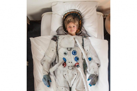 Bettwäsche Astronaut - 160/210 cm 3 