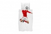 Linge de lit - Joueur de football rouge 