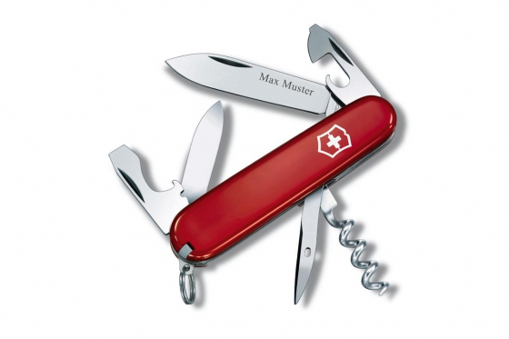 Victorinox Tourist - Couteau de poche - avec gravure  