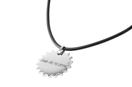 Pendentif en acier - 