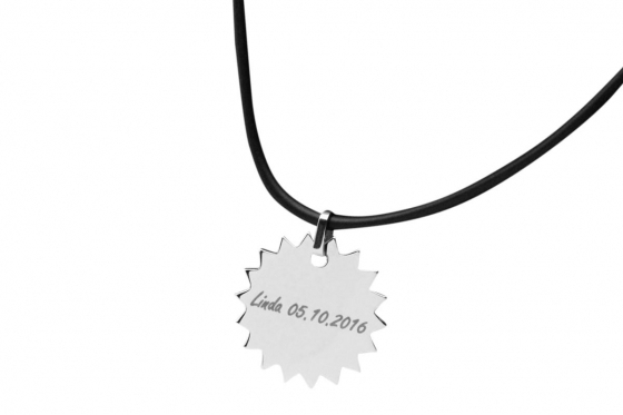 Pendentif en acier - 