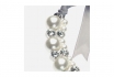 Collier Filini - Perles blanches / grises 1