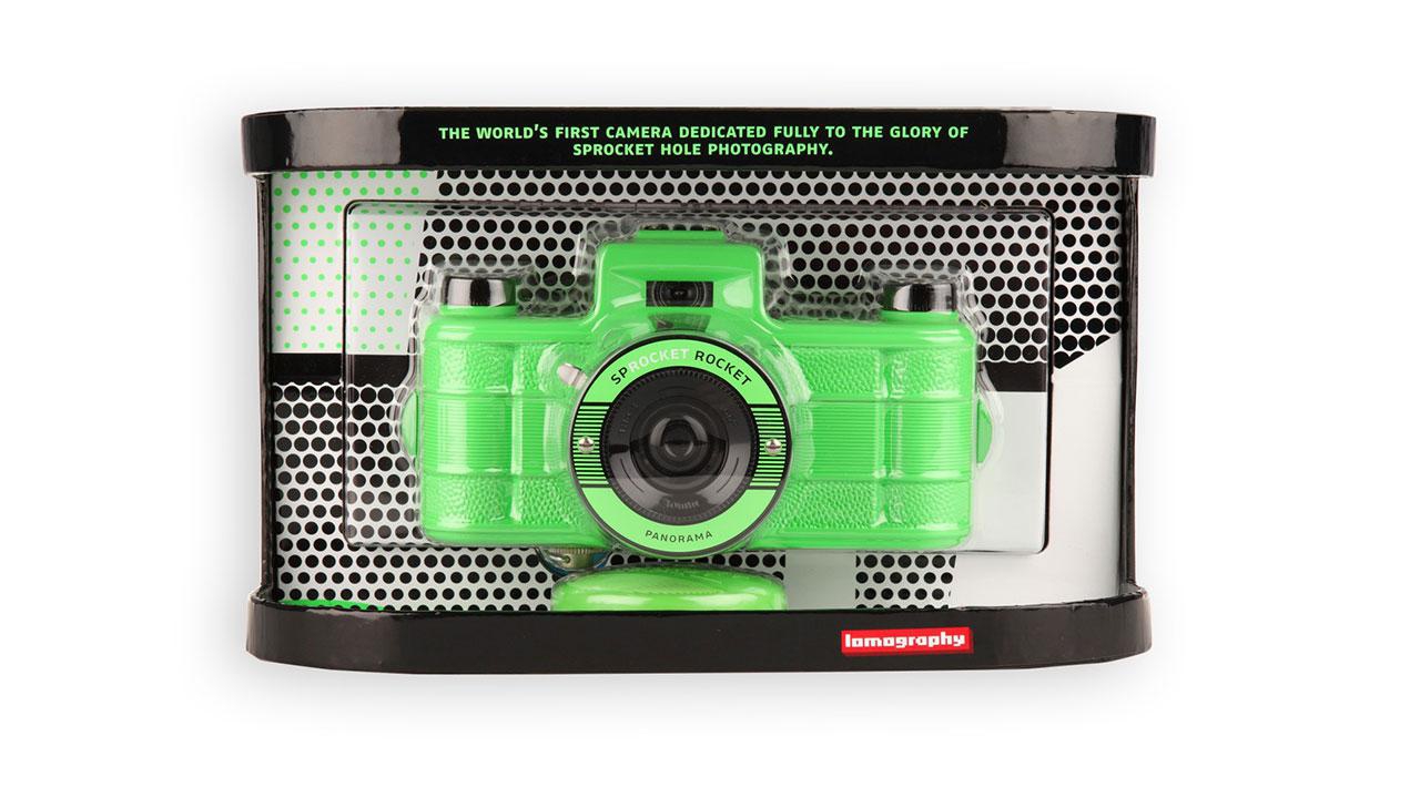 Lomo Sprocket Rocket Film Kamera, Cosmic Green 2