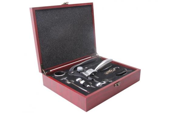 Wein Accessoire-Set - 8-teilig, personalisierbar  