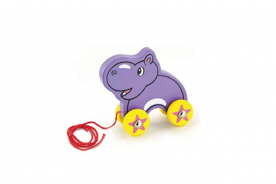 Hippo zum Ziehen - aus Holz   Hippo zum Ziehen - aus Holz