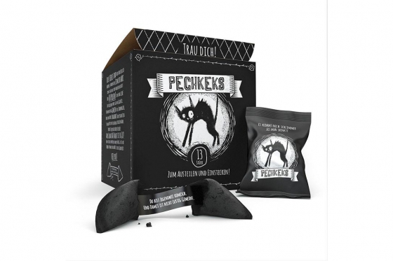 Pechkekse schwarz - 13 Stück  