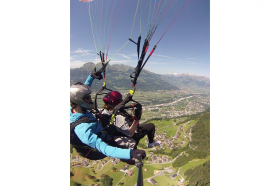 Gleitschirm Tandemflug - in Walenstadt, Flums oder Schaan (Li) 1 
