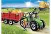 Großer Traktor mit Anhänger - Playmobil® Playmobil Bauernhof Playmobil à la ferme 6130 