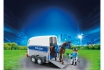 Policière avec cheval et remorque - Playmobil® Playmobil Citylife 6875 