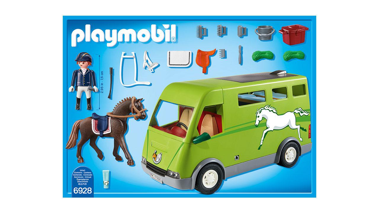 CAVALIÈRE AVEC CHEVAL PLAYMOBIL