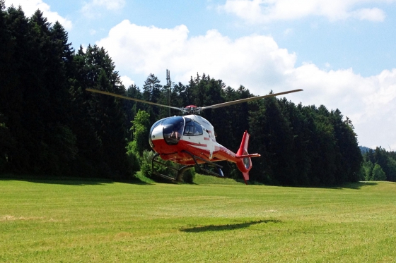 Hélicoptère au Mont Blanc - 90 minutes pour 4 personnes, départ d'Epagny 1 