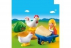 Bäuerin mit Hühnern - Playmobil® Playmobil 1.2.3 Playmobil 1.2.3 6965 