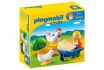 Bäuerin mit Hühnern - Playmobil® Playmobil 1.2.3 Playmobil 1.2.3 6965 1