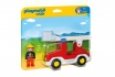 Camion de pompier avec échelle pivotante - Playmobil® Playmobil 1.2.3 6967 