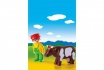 Eleveur avec vache - Playmobil® Playmobil 1.2.3 6972 