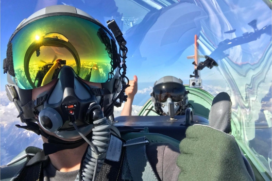 Vol en avion militaire - 30min avec un Pilatus PC-7 4 