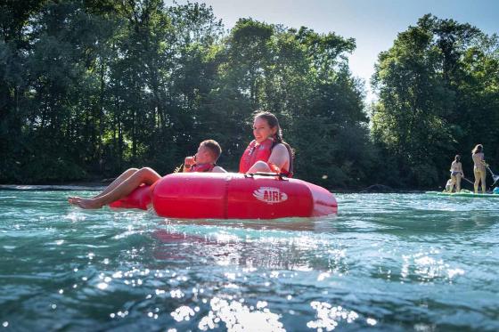 Descente de rivière en bouée - 3 heures sur l'Aar 1 