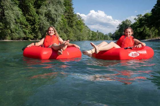 Descente de rivière en bouée - 3 heures sur l'Aar 2 