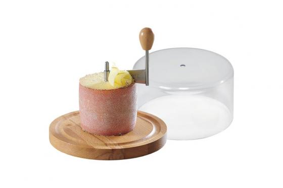 Girolle à fromage et sa cloche - pour fromage Tête De Moine 2 