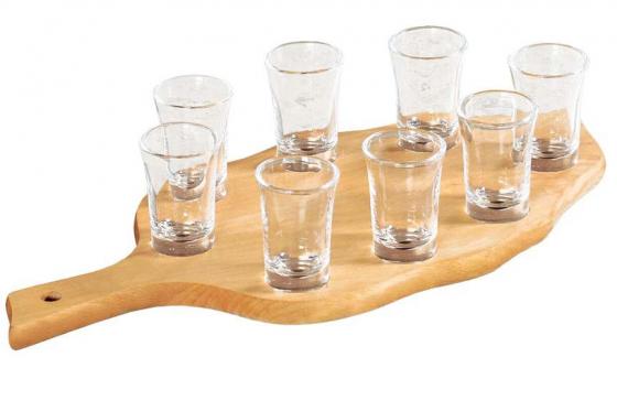 Schnapsglasträger - mit 8 Gläser  