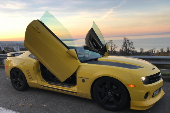Chevy Camaro Bumblebee 6.2 V8 - 1 Tag mieten für 4 Personen, inkl. 300km  