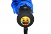 Regenschirm Blau     - Emoji mit Lachtränen 2