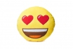 Kissen   - Emoji mit Herzaugen 