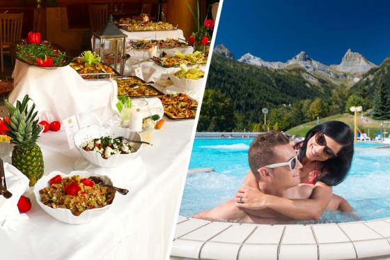 Brunch & Thermalbad - für 2 Personen im Bad Ovronnaz  
