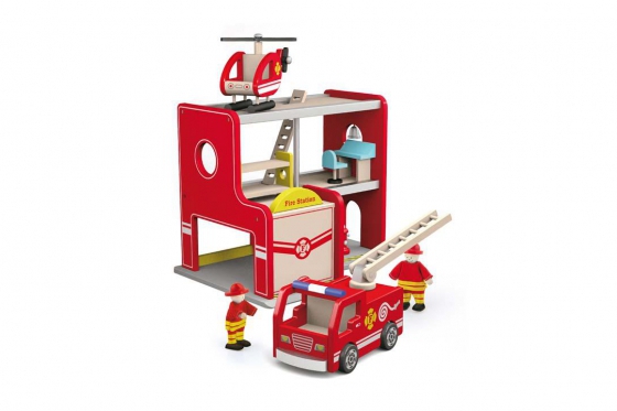 Caserne des pompiers - en bois 1 