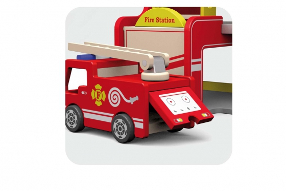 Caserne des pompiers - en bois 2 