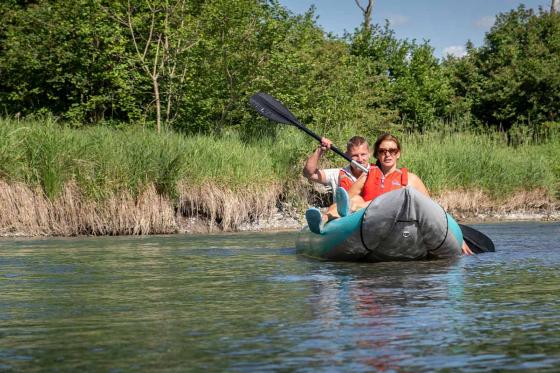 Kajakfahrt auf der Aare  - zu zweit 1 