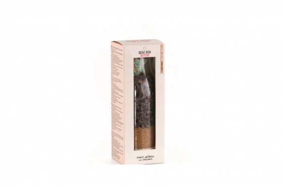 Gâteau au chocolat - avec des vermicelles colorées  