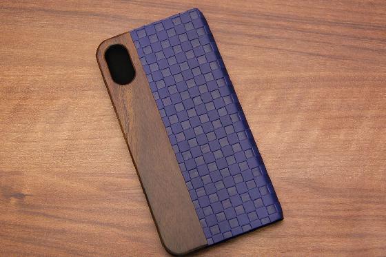iPhone X Flip Case - Padouk Blue 1 