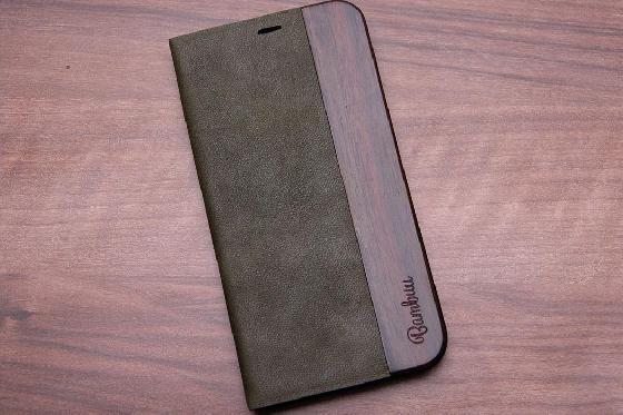 iPhone X Flip Case - Padouk Green  