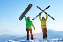 Hors-piste en neige profonde - Ski et snowboard