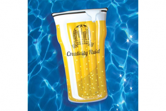 Luftmatraze Bierglas - 1.5m lang  