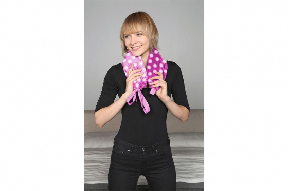 Wärmflasche - Orchidee Pois 2 