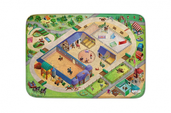 Spielteppich Reiterhof, 100 x 150 cm | Kidsahoi.ch