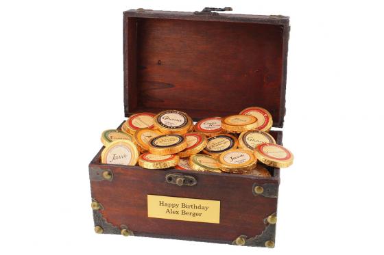 Schokoladentruhe - personalisierbar  