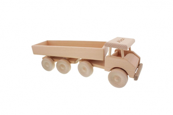 Sattelschlepper aus Holz - personalisierbar 2  Sattelschlepper aus Holz - personalisierbar 2