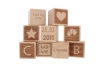 Cubes en bois pour bébé - personnalisables 3