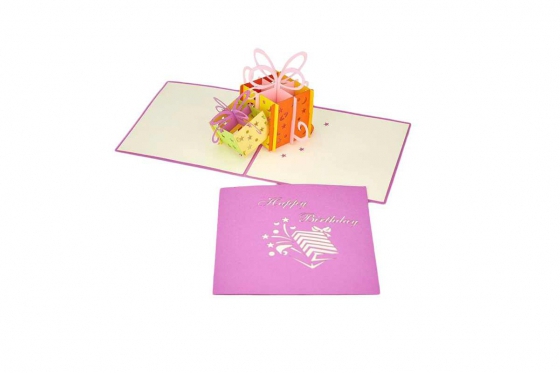 Carte cadeau - Kirigami - Cadeaux d'anniversaire  
