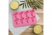 Flamingo Eiswürfel - Silikonform 