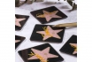 Untersetzer - Walk of fame - 6 Stück - inkl. Goldstift 6