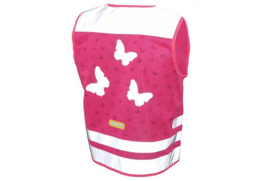 Sicherheitsweste pink - Kinder-Grösse M 2 